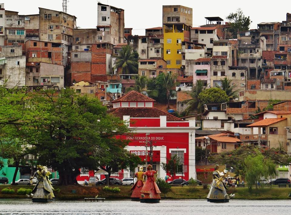 Salvador de Bahia Poster Brazil Photography Favela Print