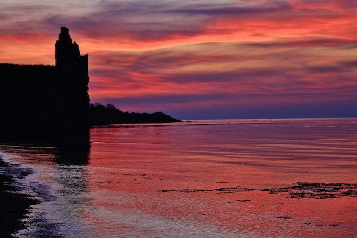 Greenan Castle Ayrshire Scotland Sunset Photography Print