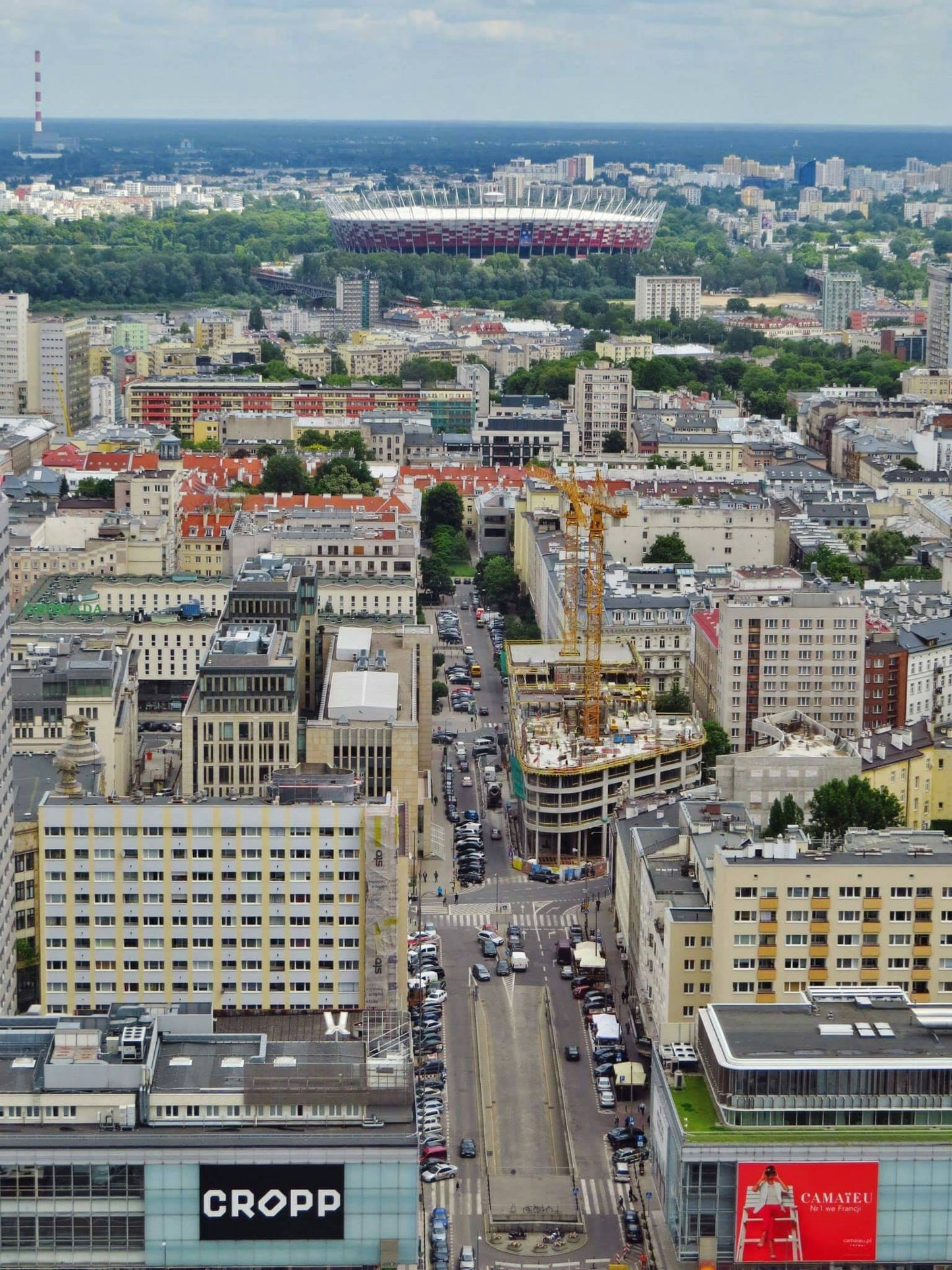 Warsaw Skyline Photography Print