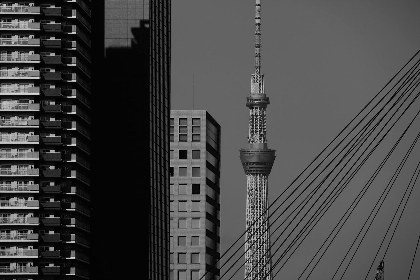 Minimalist Photography Meguro Tokyo Black And White Print Modern Art