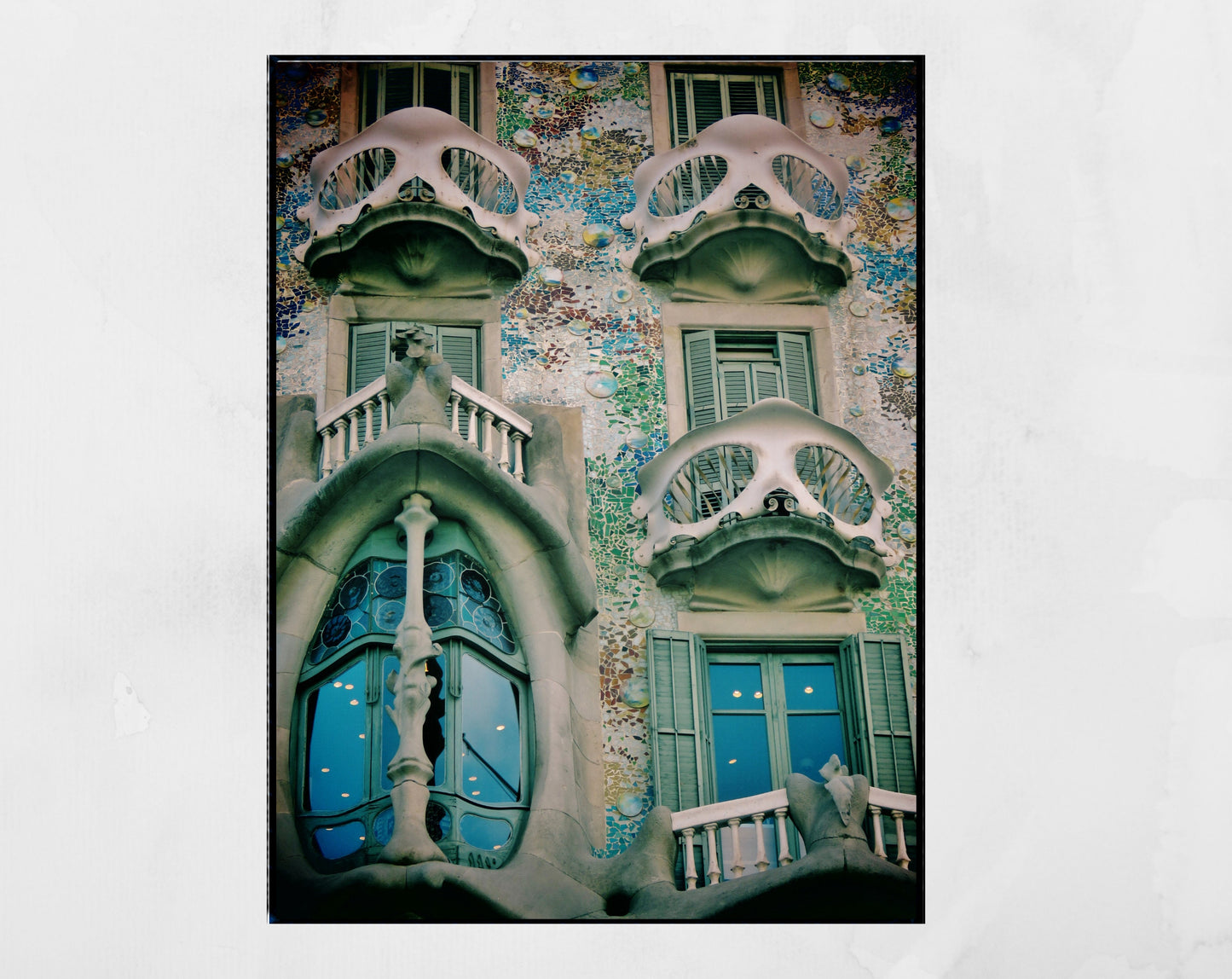 Casa Batlló Gaudi Print Barcelona Poster