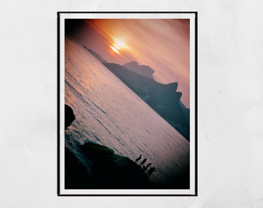 Rio de Janeiro Arpoador Sunset Photography Poster