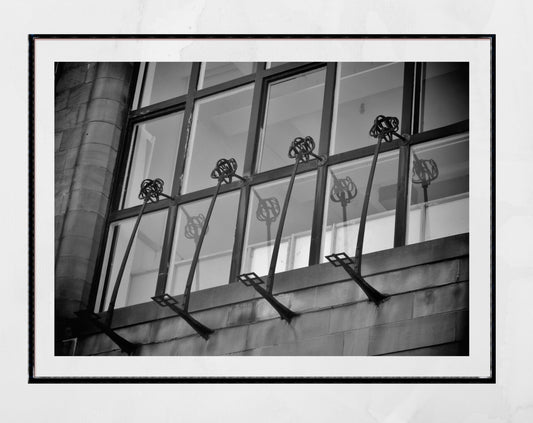 Charles Rennie Mackintosh Print Glasgow School Of Art Poster