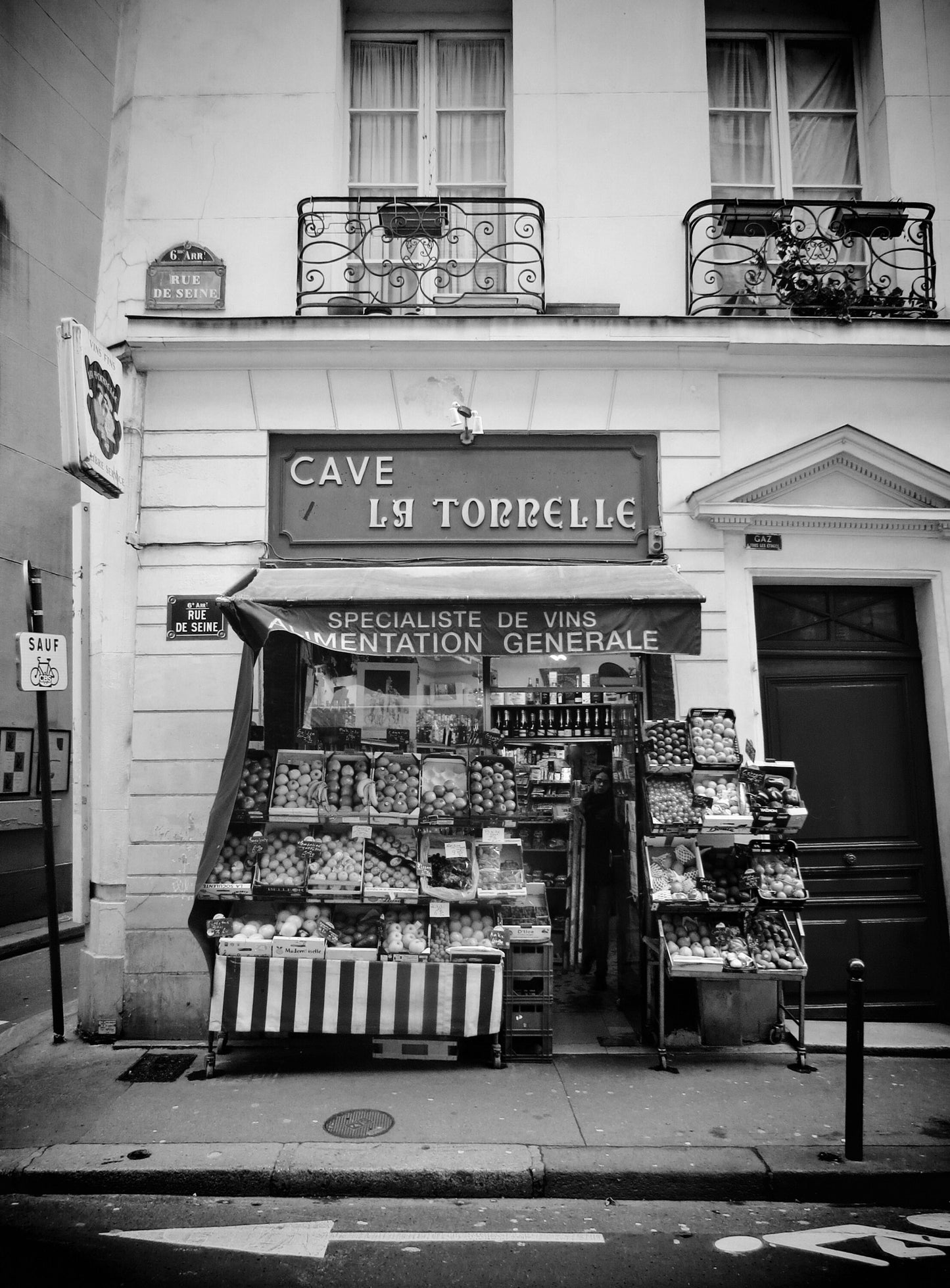 Paris Street Scene Print