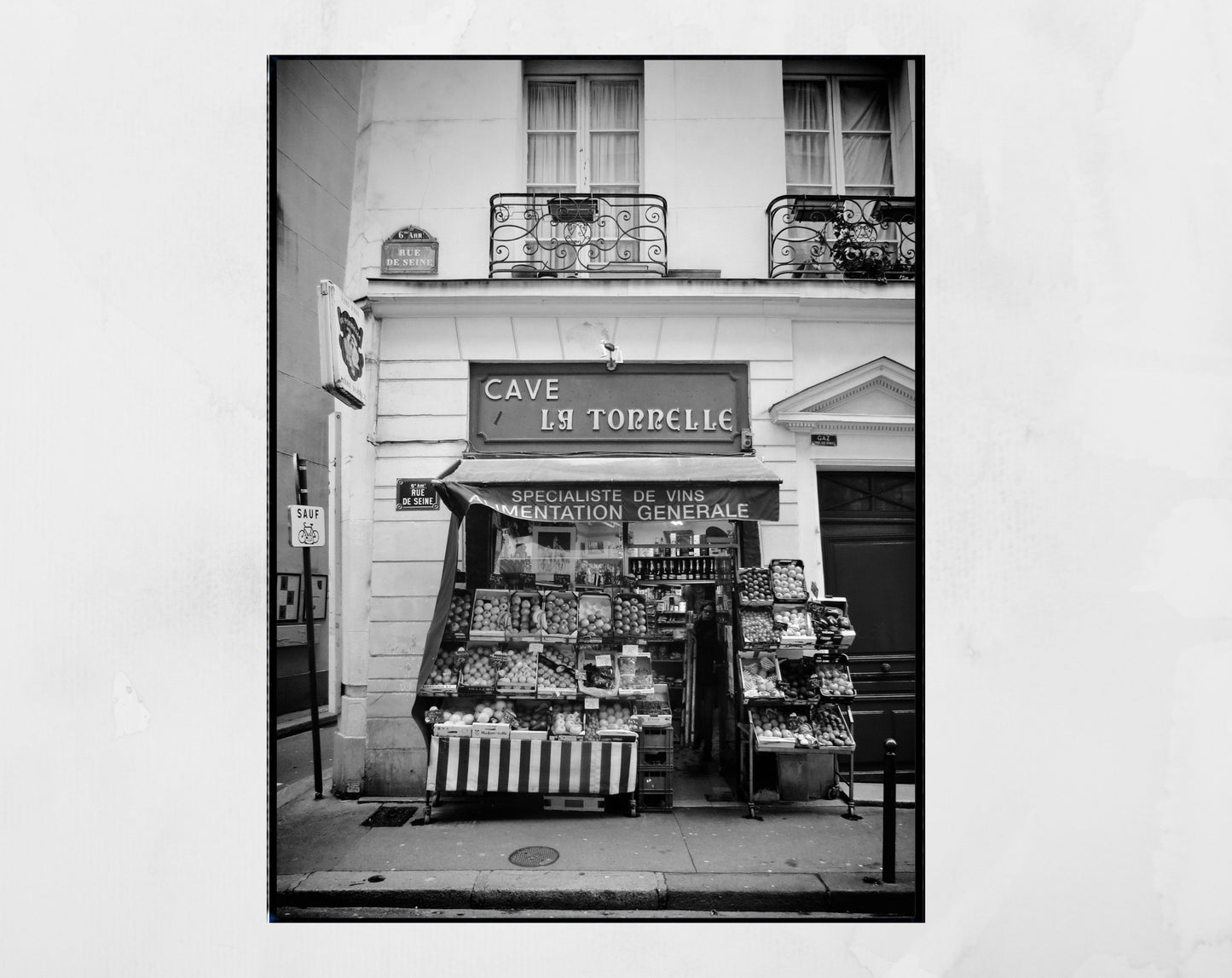 Paris Street Scene Print