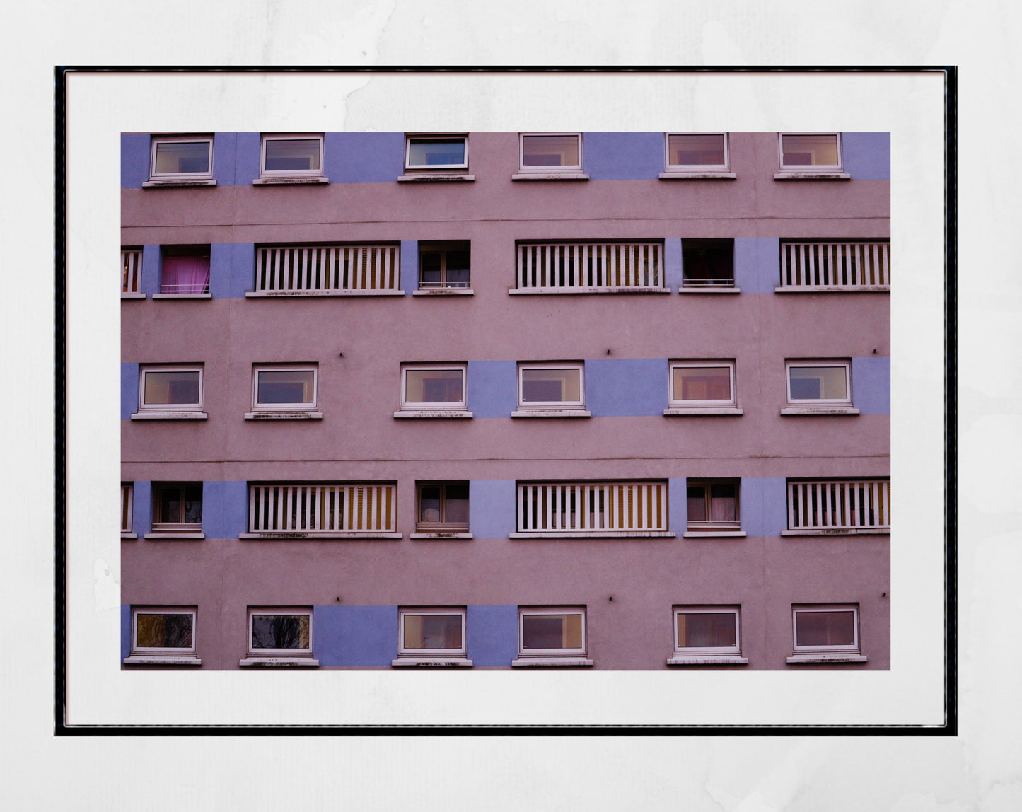 Brutalist Architecture Poster Glasgow Anderston Urban Photography Print