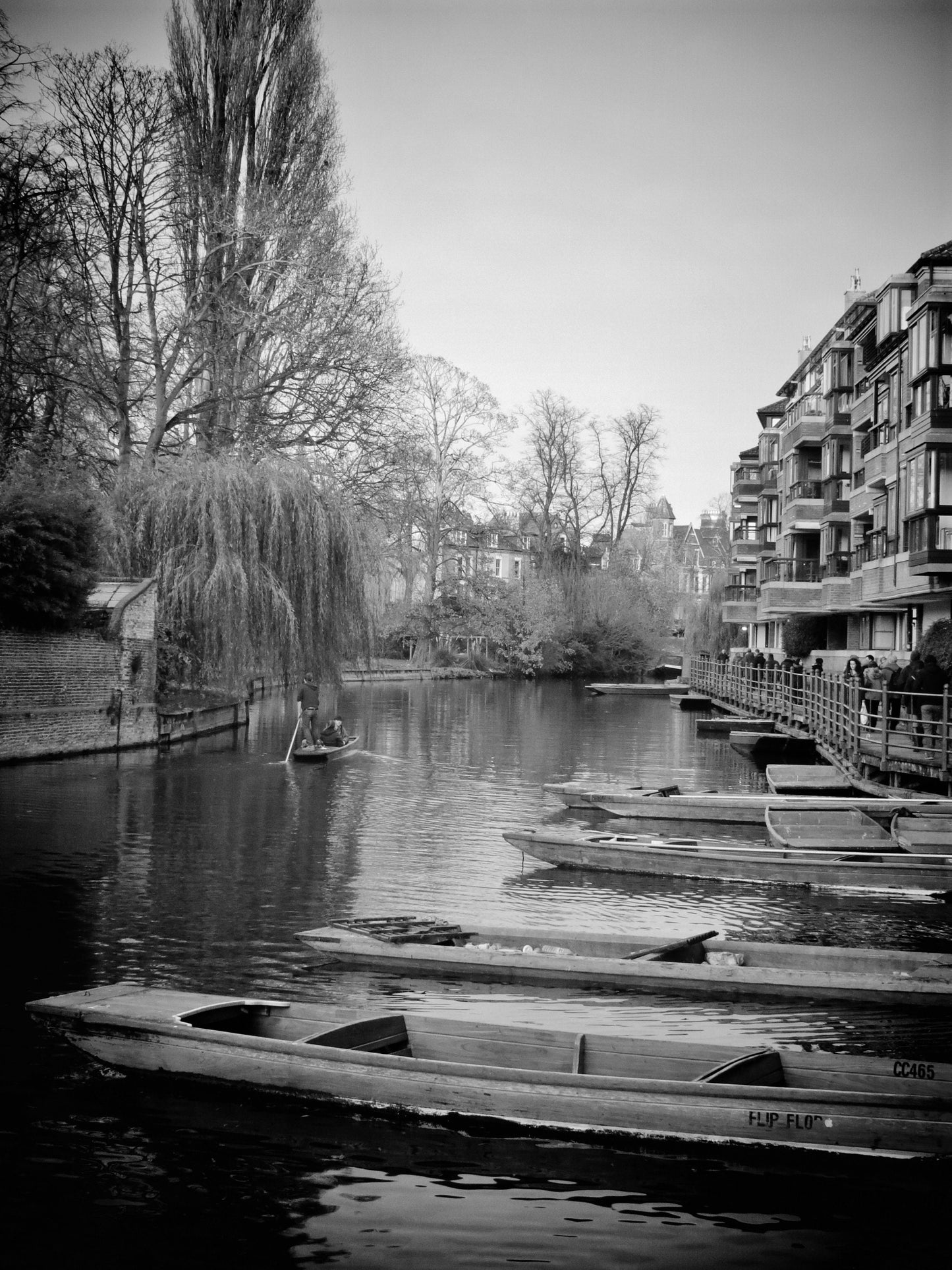 Cambridge Black And White Photography Print