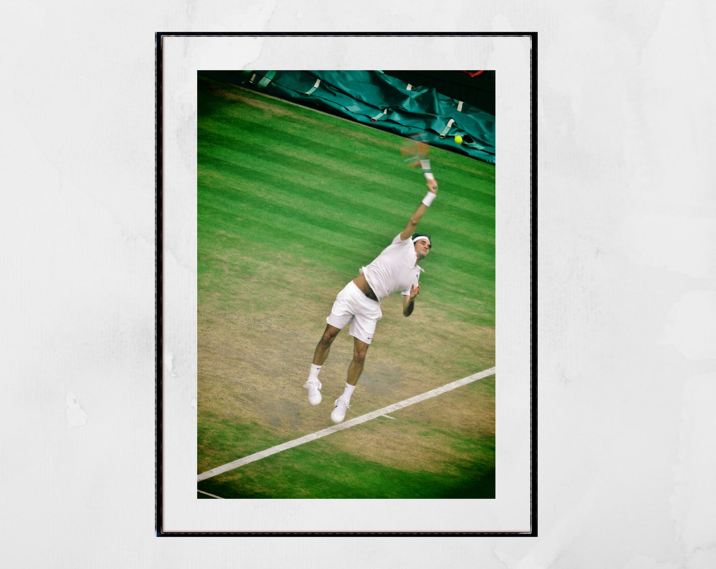 Roger Federer Wimbledon Tennis Photography Print Poster
