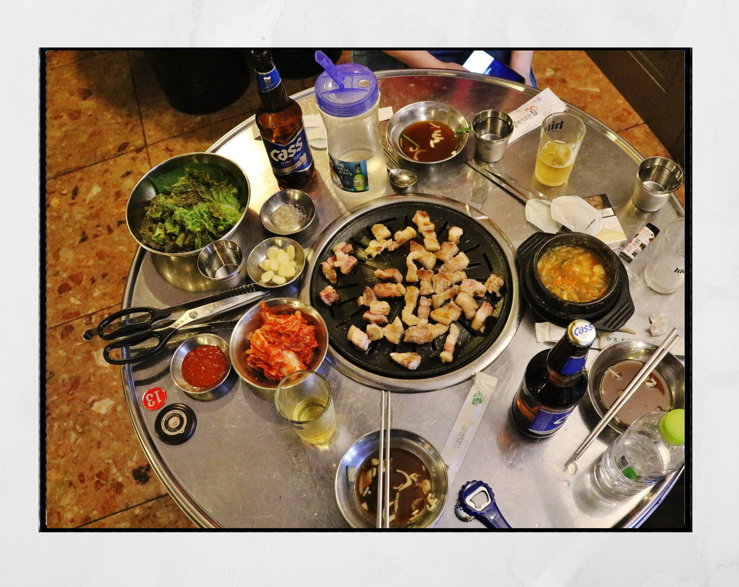 Korean Food Poster Samgyeopsal Restaurant Photography