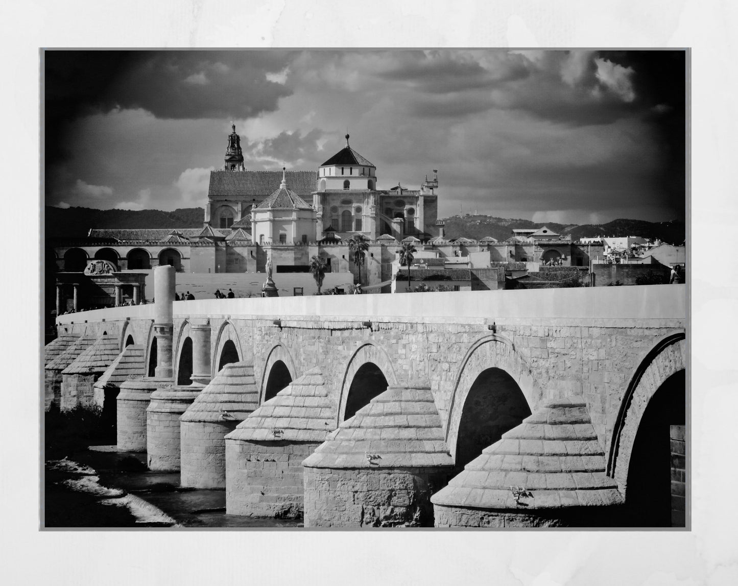 Cordoba Spain Black And White Photography Print