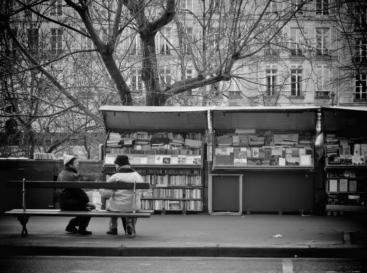 Paris Photography Print Bouquinistes Seine Booksellers Poster