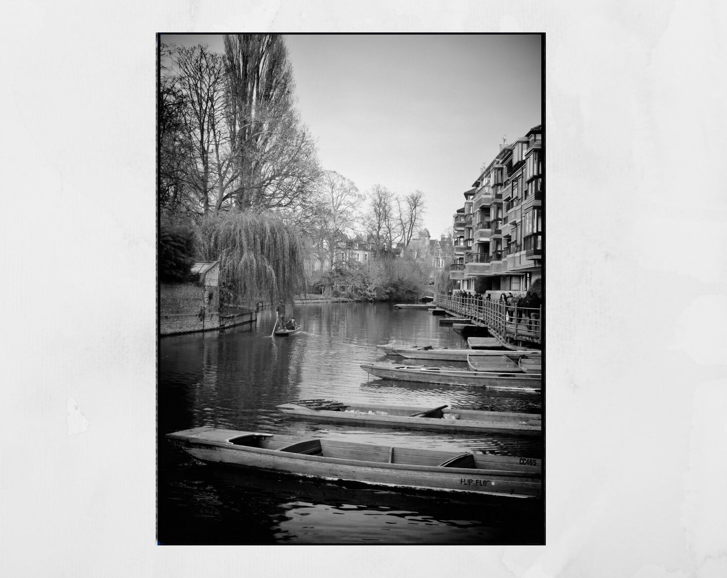 Cambridge Black And White Photography Print