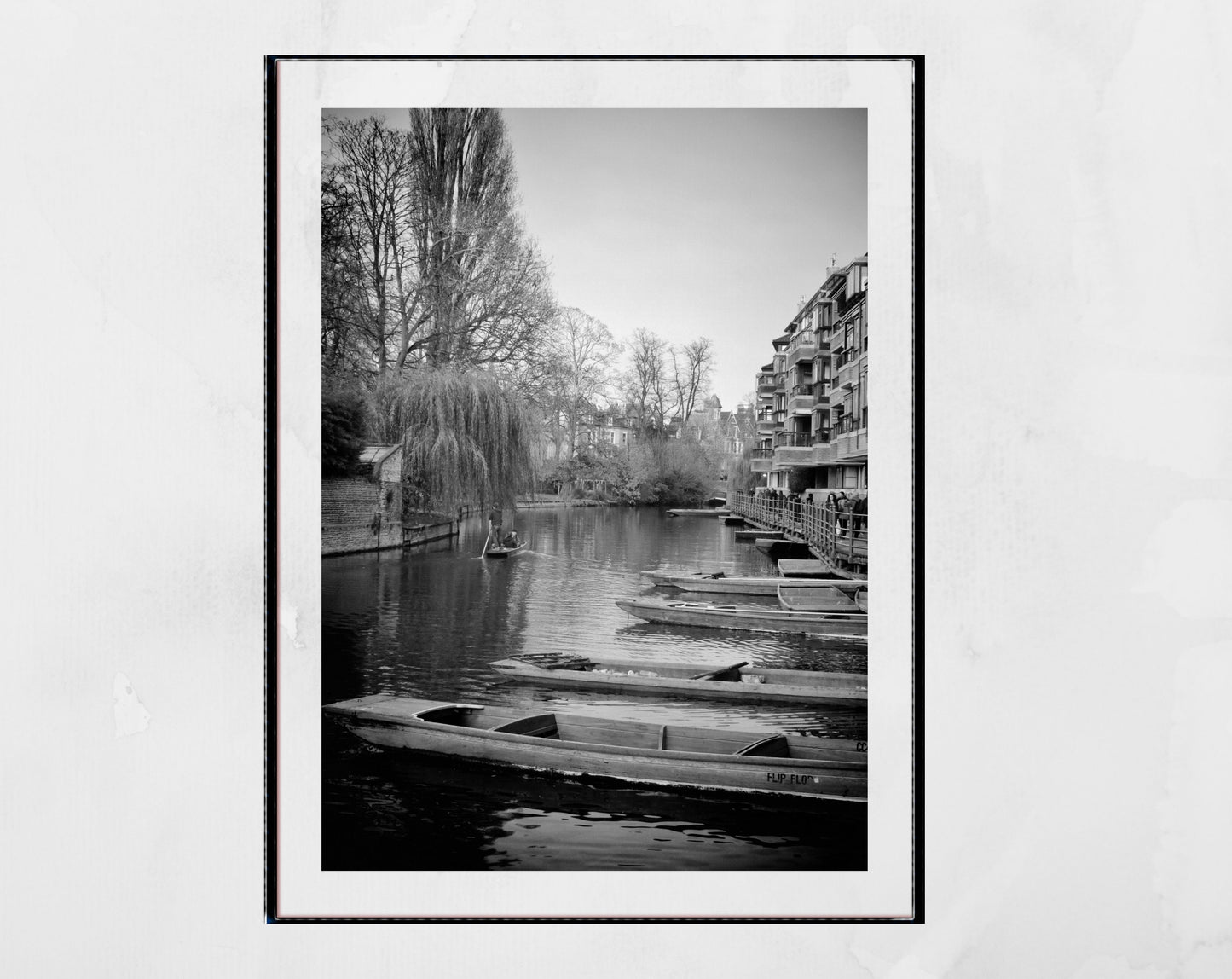 Cambridge Black And White Photography Print