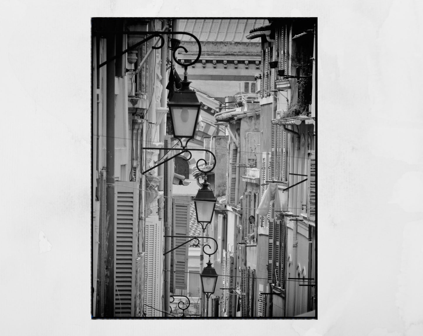 Le Panier Marseille Photography Poster