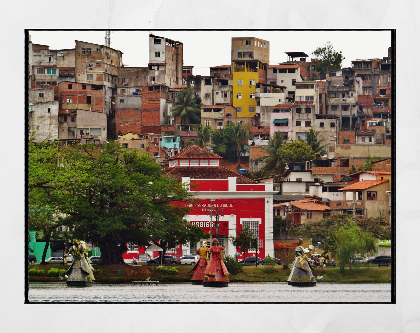 Salvador de Bahia Poster Brazil Photography Favela Print