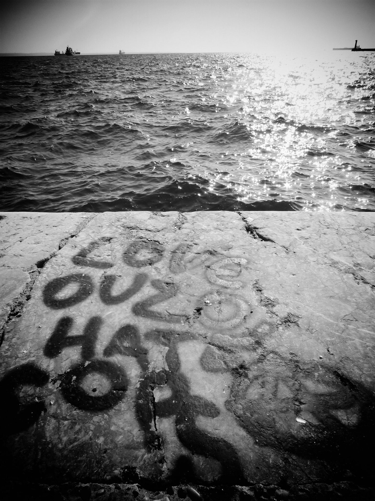 ACAB Poster Thessaloniki Print Anarchist Art Love Ouzo Hate Cops