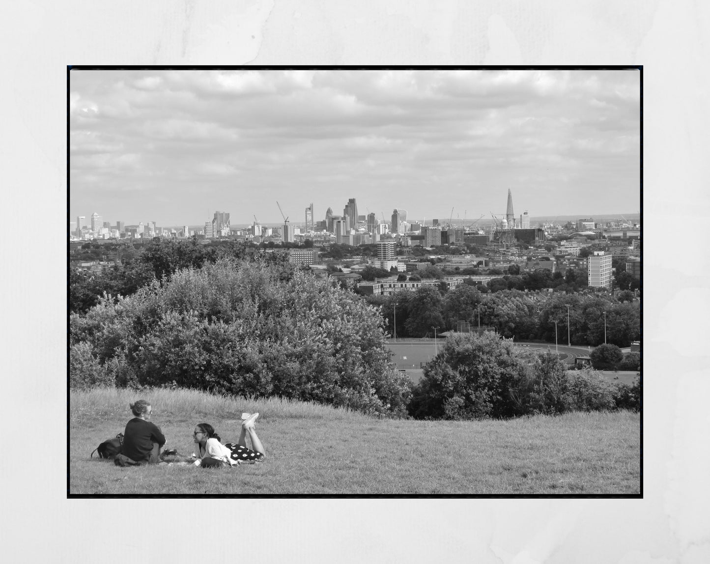 Hampstead Heath London Photography Print Black And White Wall Art