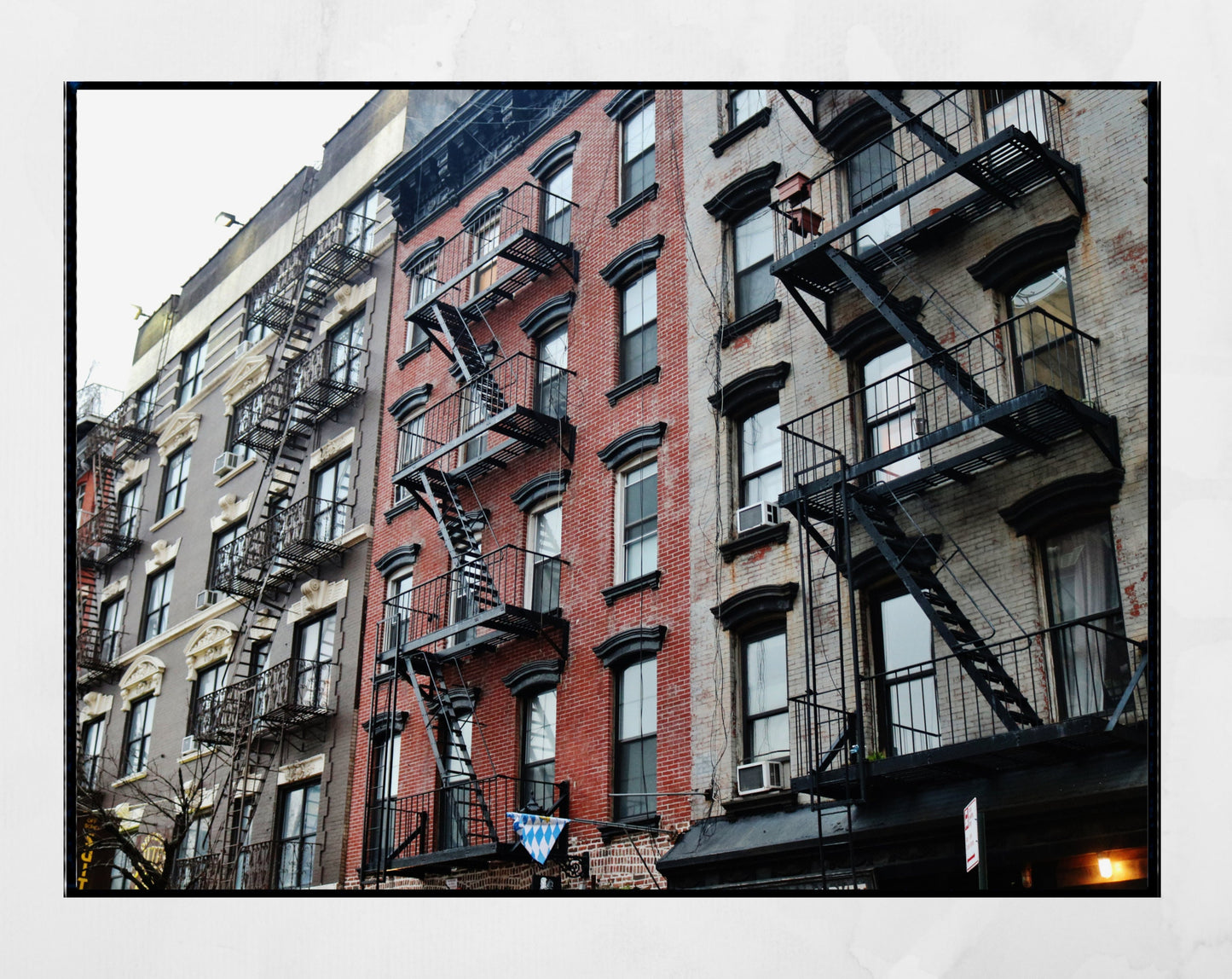 New York Poster Lower East Side Photography