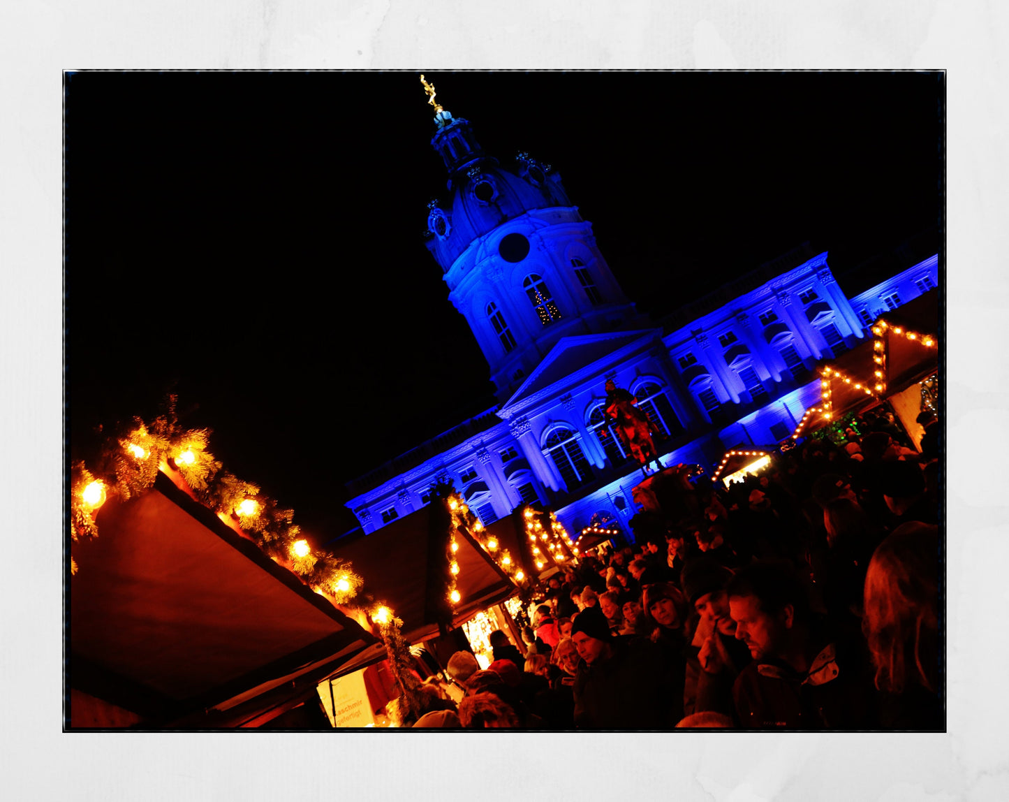 Charlottenburg Berlin German Christmas Market Photography Poster