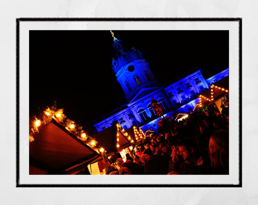 Charlottenburg Berlin German Christmas Market Photography Poster