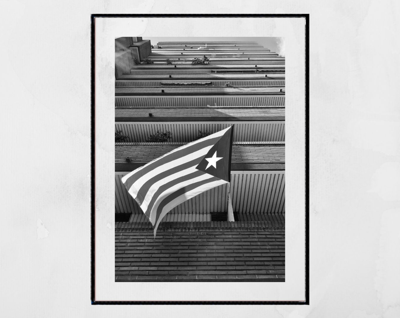 Catalan Barcelona Black And White Photography Print