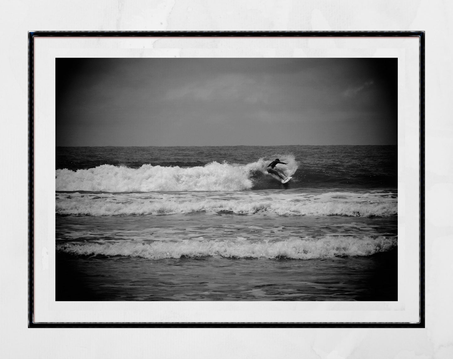 Surfing Print Ilha Do Mel Black And White Photography