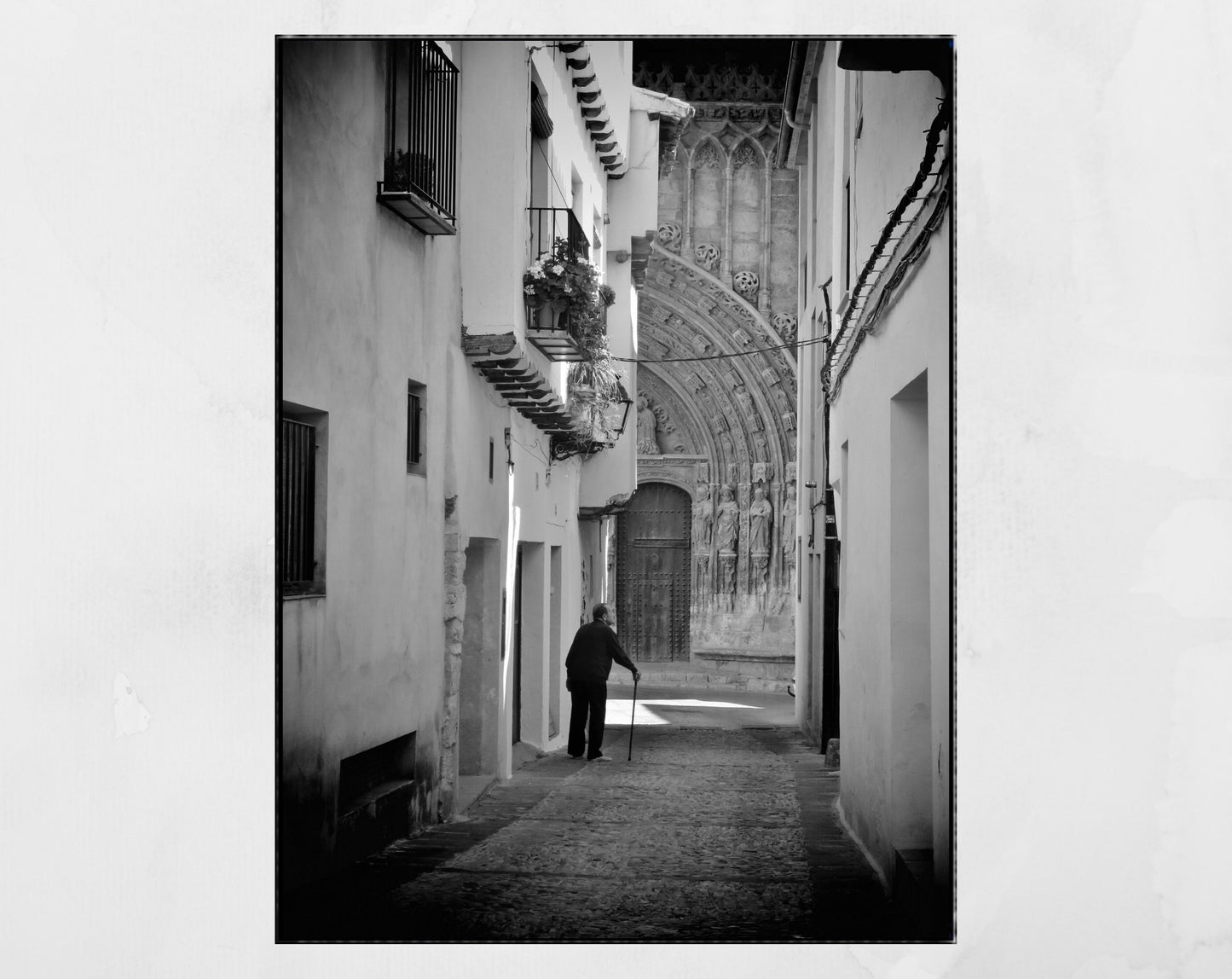 Requena Spain Wall Art Black And White Photography