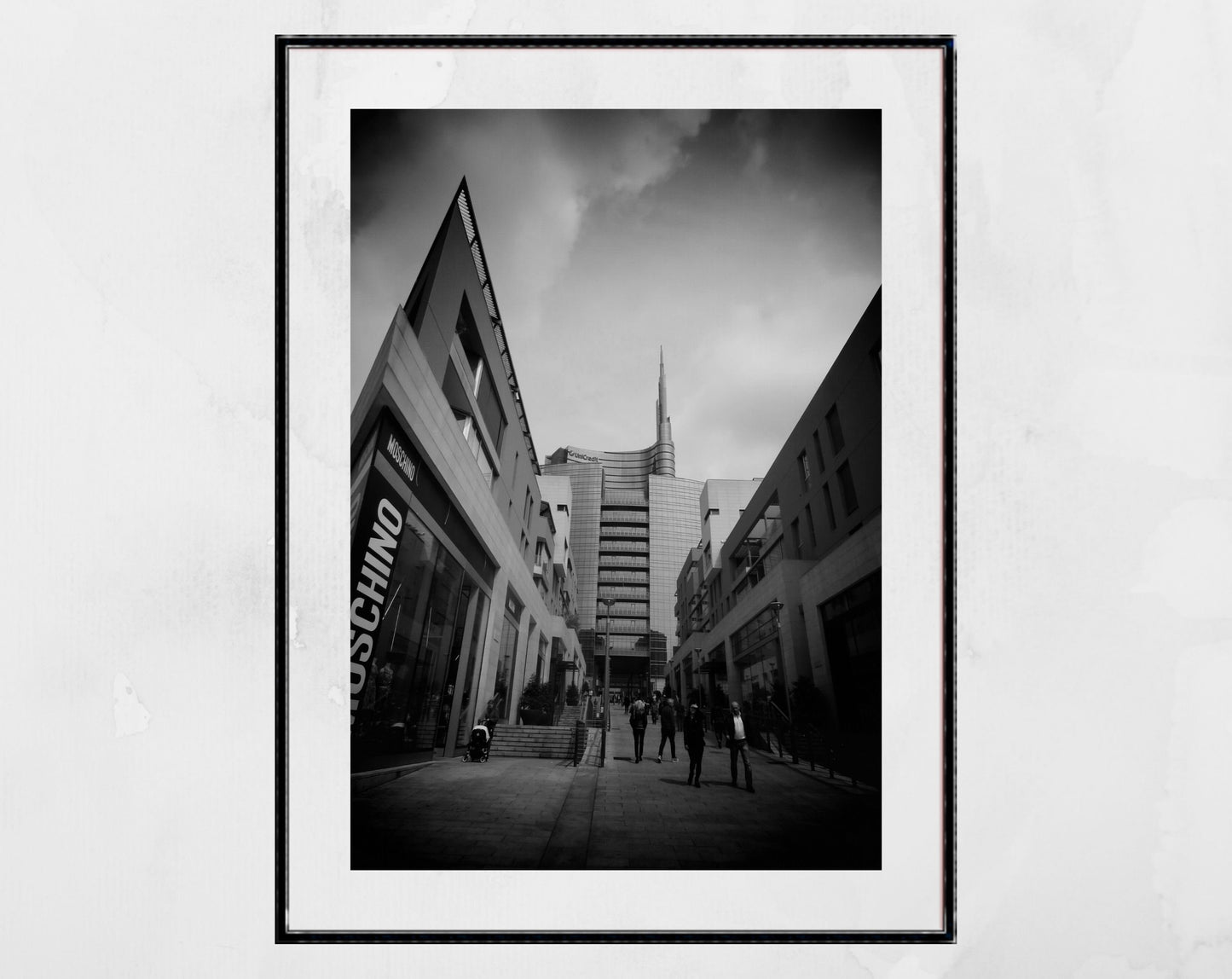Milan Corso Como Black And White Photography Print