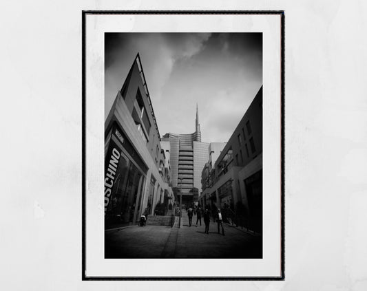 Milan Corso Como Black And White Photography Print