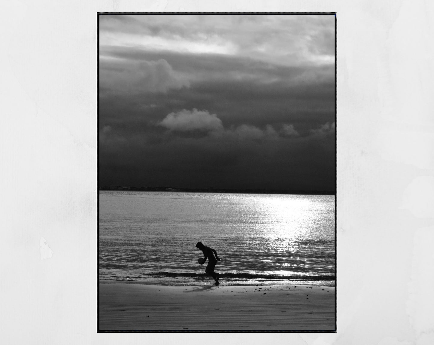 Football Wall Art Ilha Do Mel Brazil Beach Photography