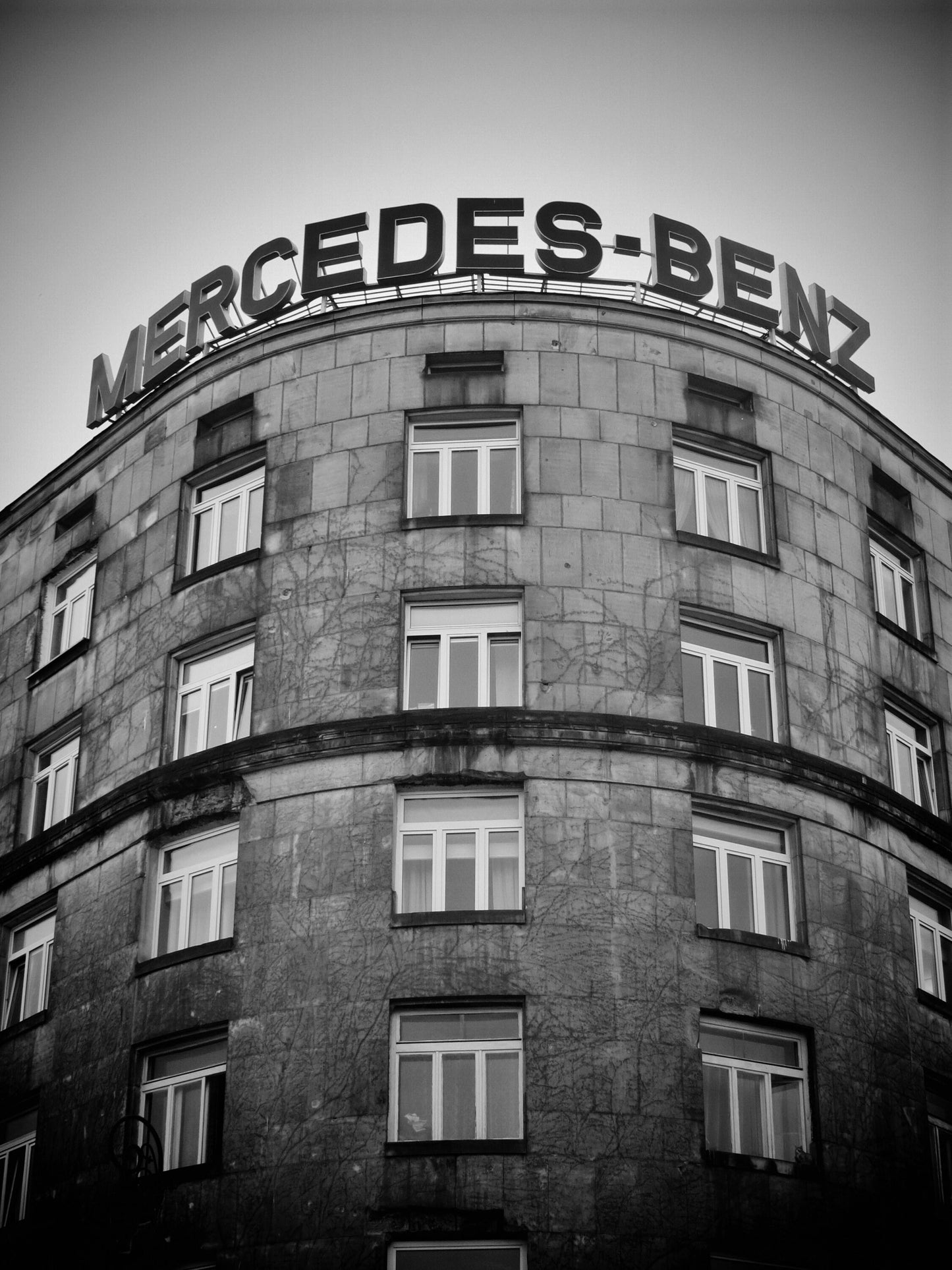 Warsaw Brutalist Black And White Photography Print