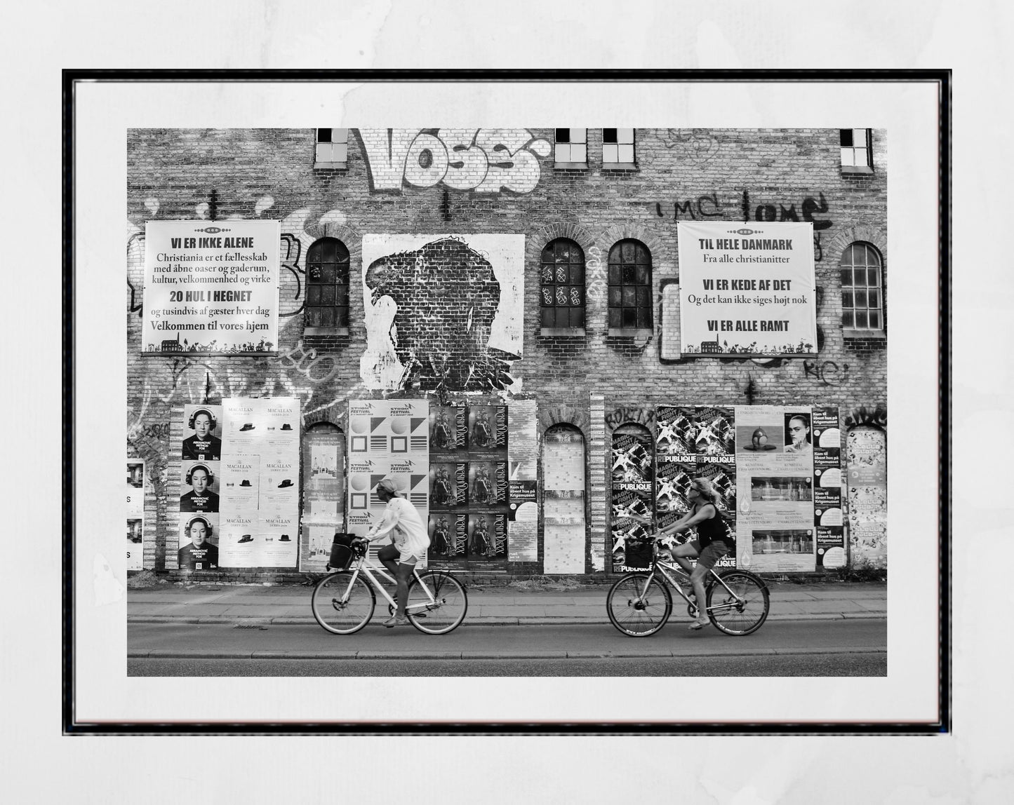Copenhagen Cycling Street Photography Print