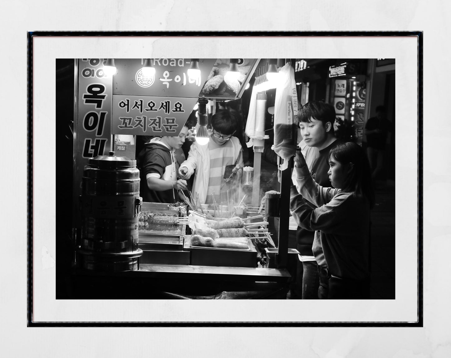 Suwon Korean Food Poster Wall Art