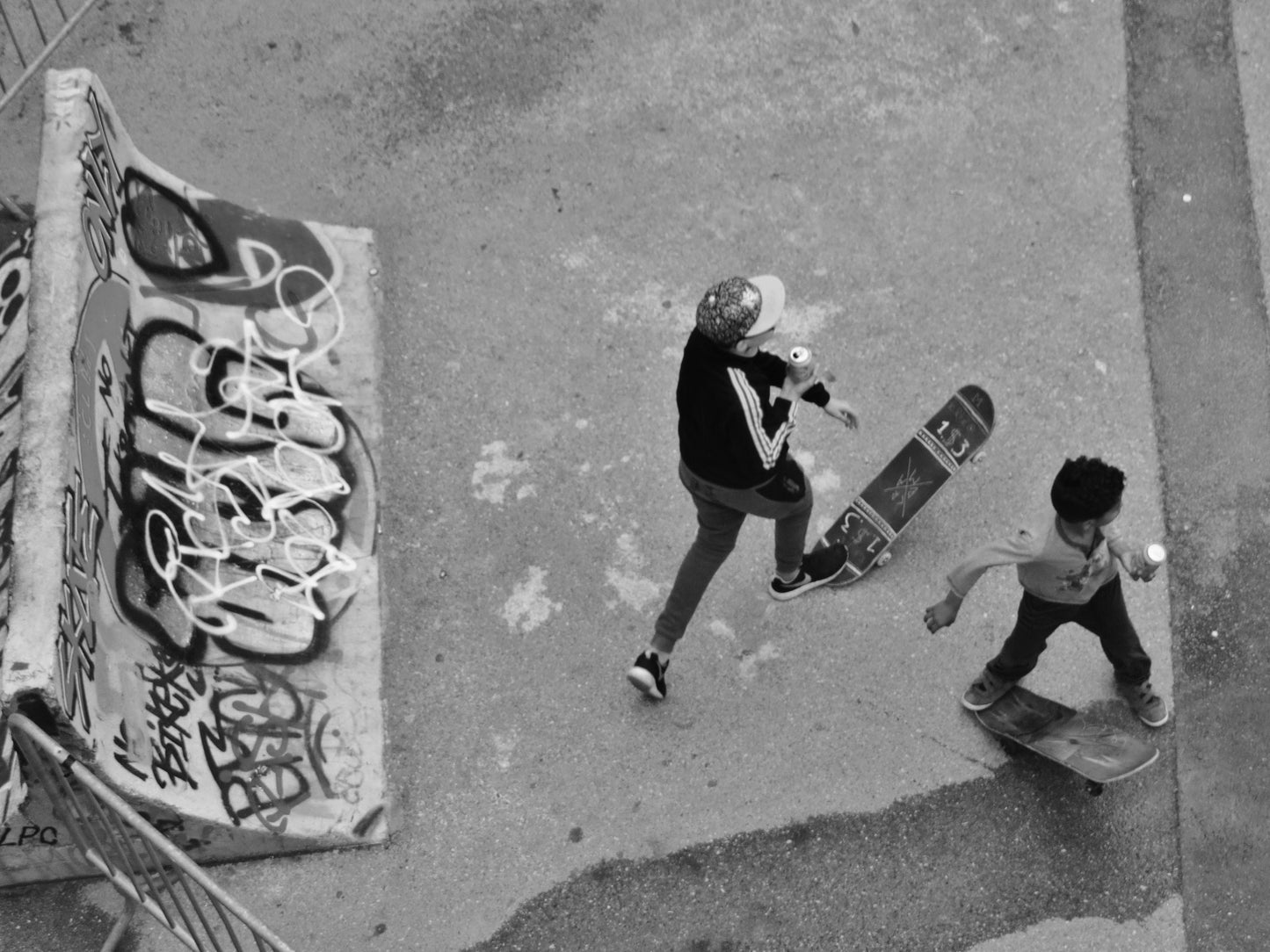 Skateboarding Poster Black And White Photography