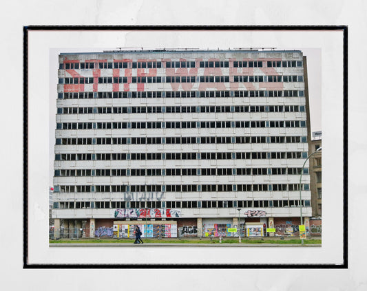 Karl Marx Allee Berlin Anti War Poster