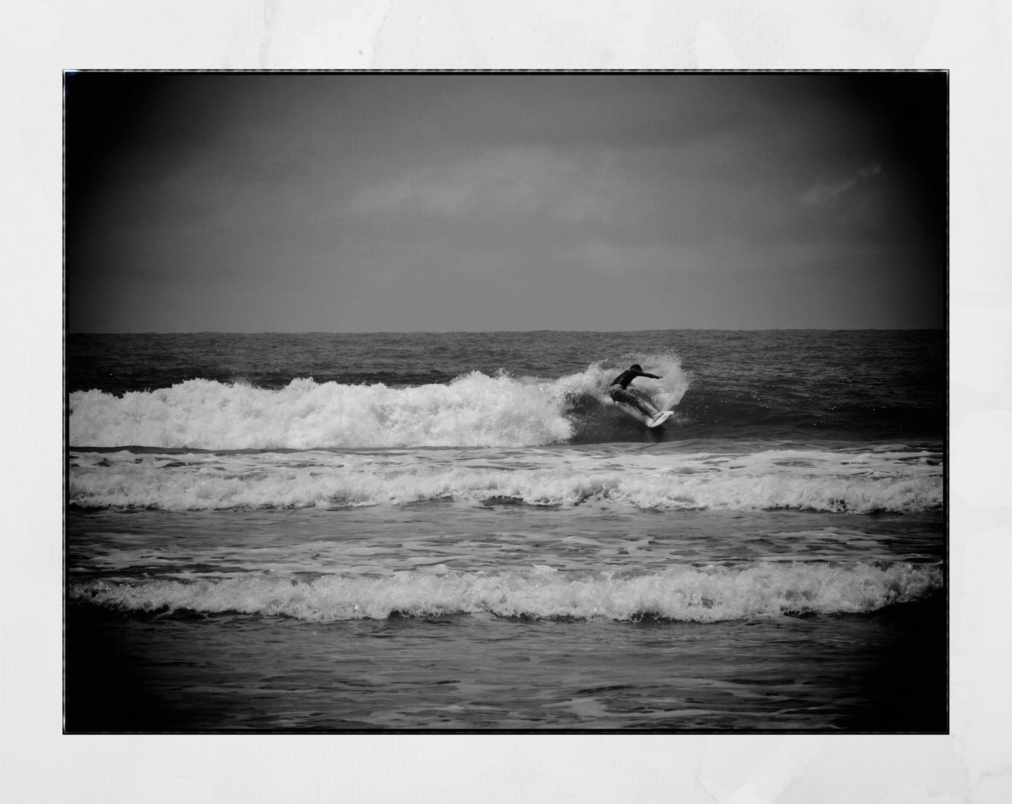 Surfing Print Ilha Do Mel Black And White Photography