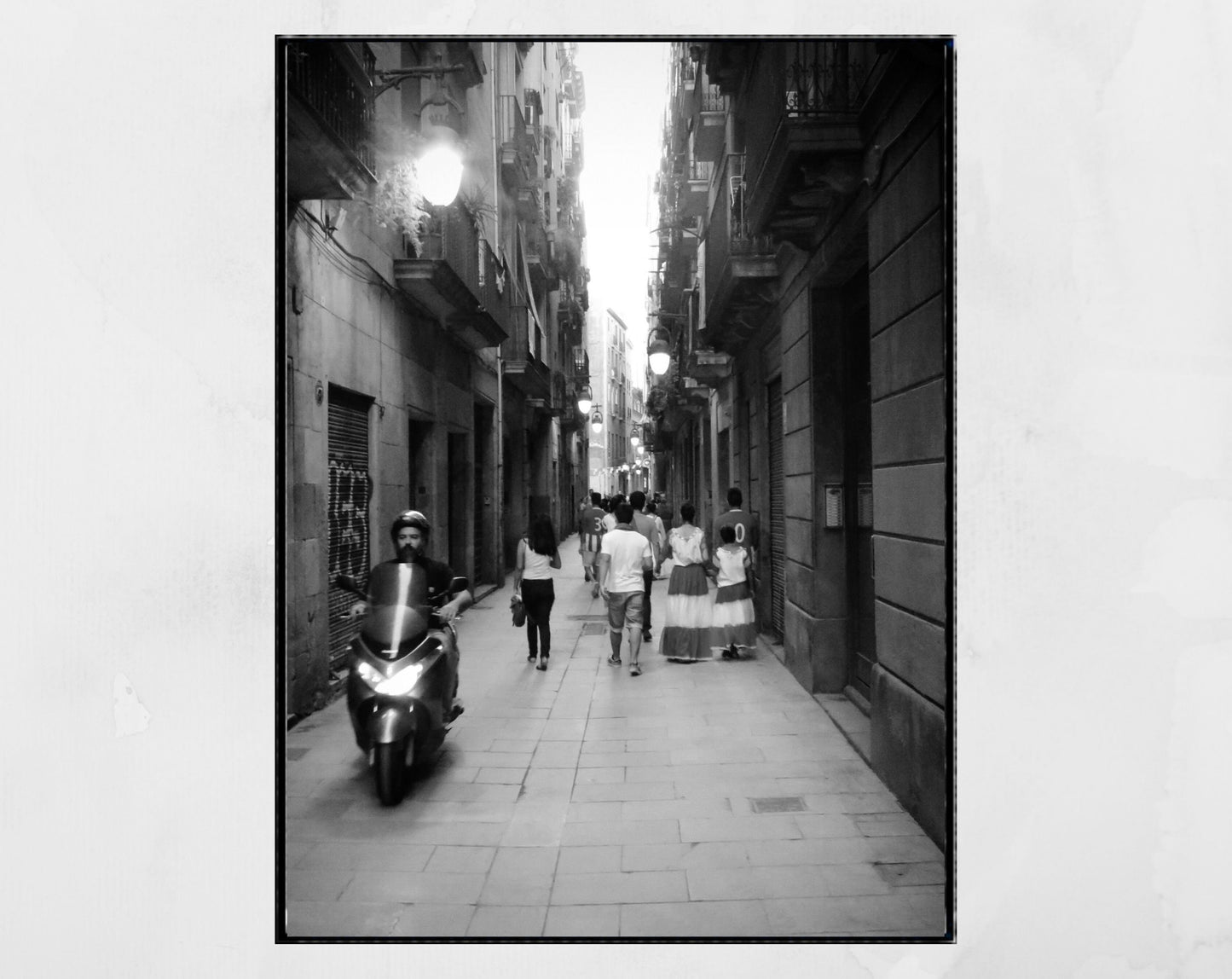 Barcelona Poster Gothic Quarter Print
