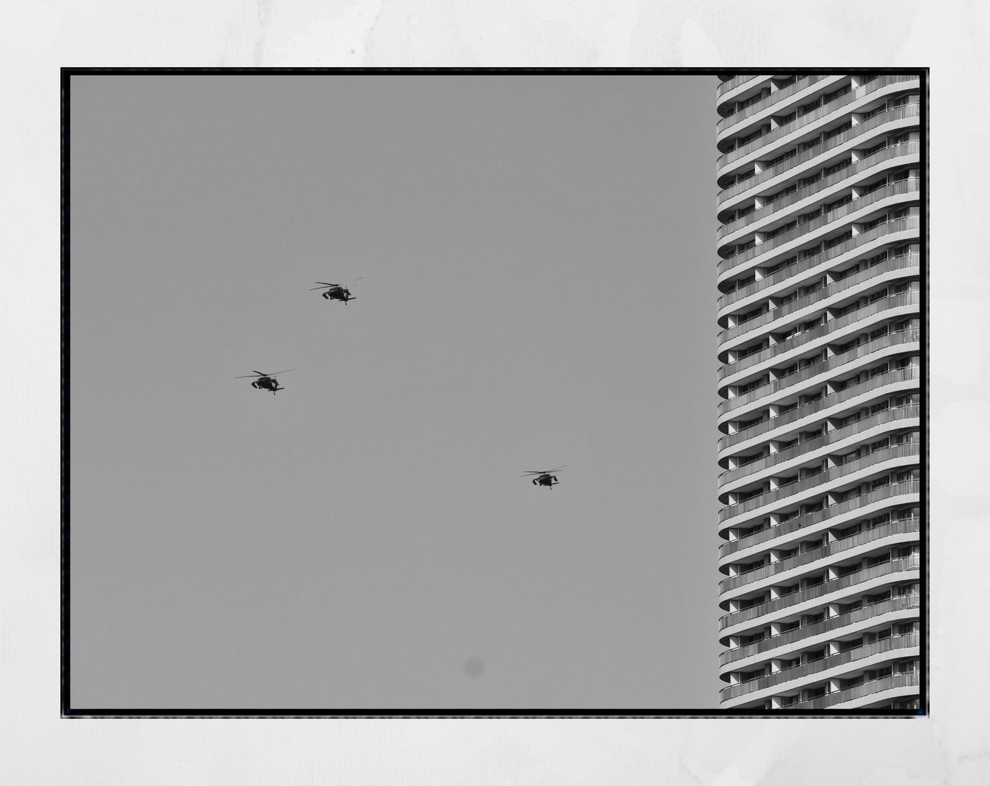 Meguro Tokyo Brutalist Black And White Photography Print