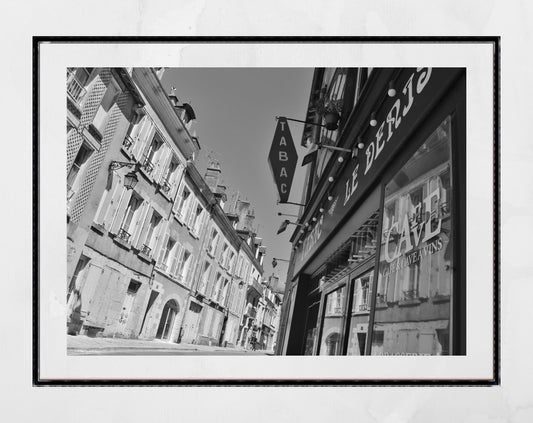 Blois Loire Valley Black And White French Provincial Wall Art