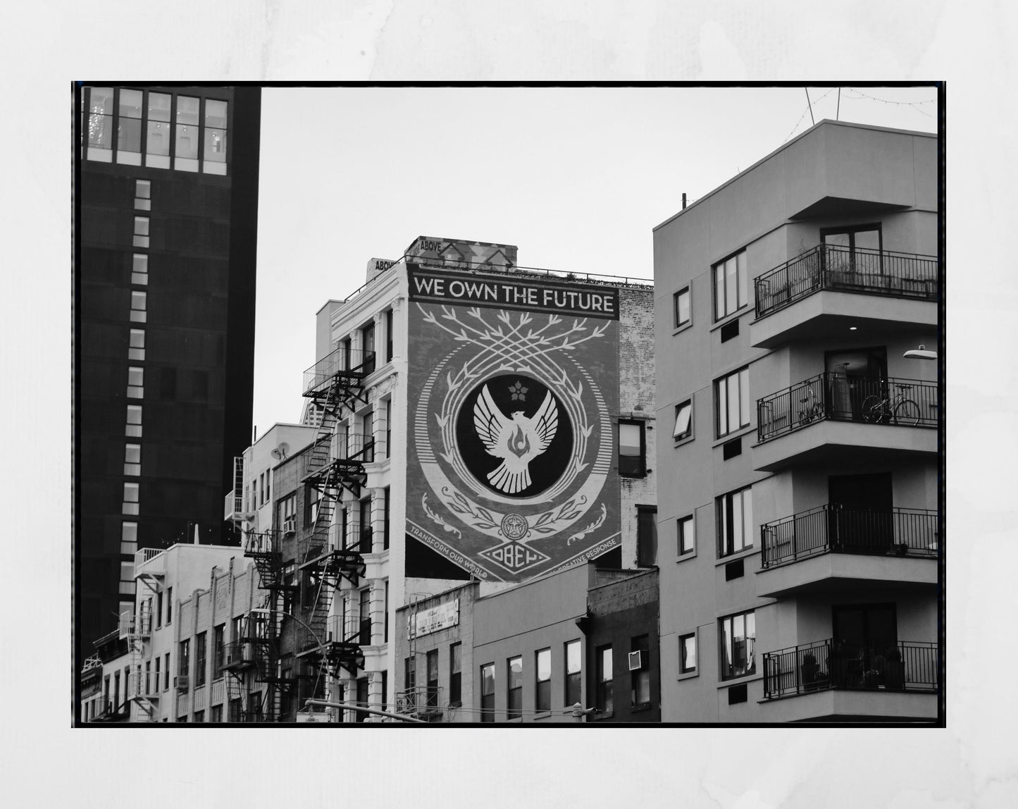 Lower East Side New York Black And White Street Photography Print