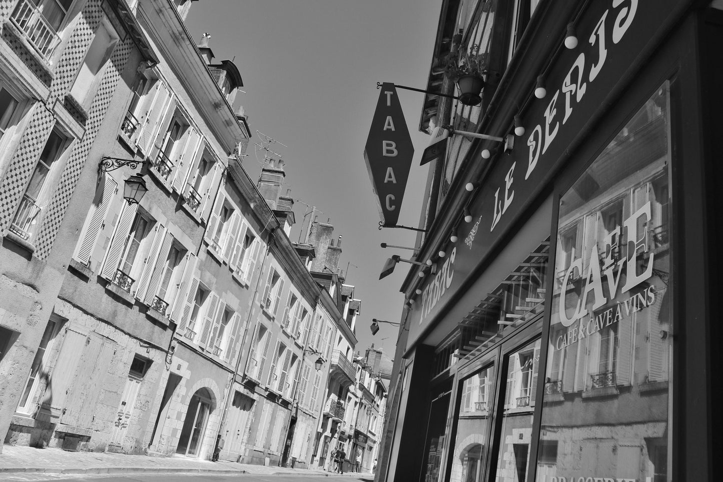 Blois Loire Valley Black And White French Provincial Wall Art