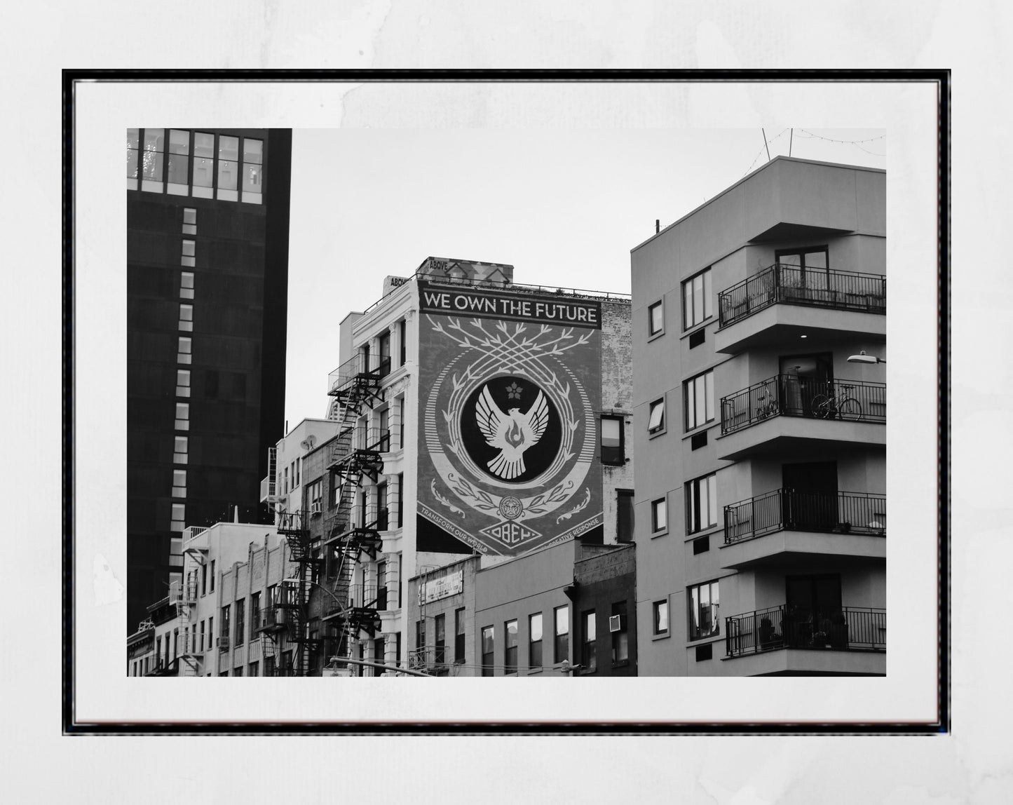 Lower East Side New York Black And White Street Photography Print