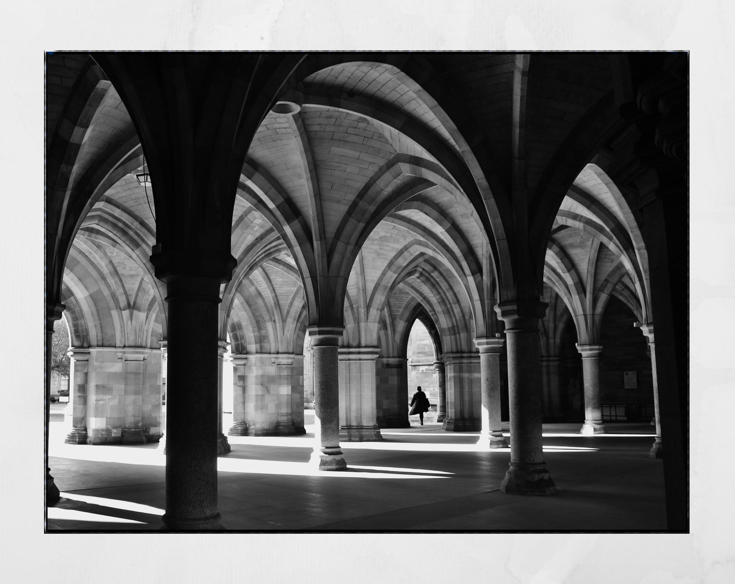 Glasgow University Cloisters Print