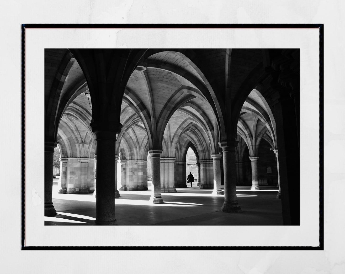 Glasgow University Cloisters Print