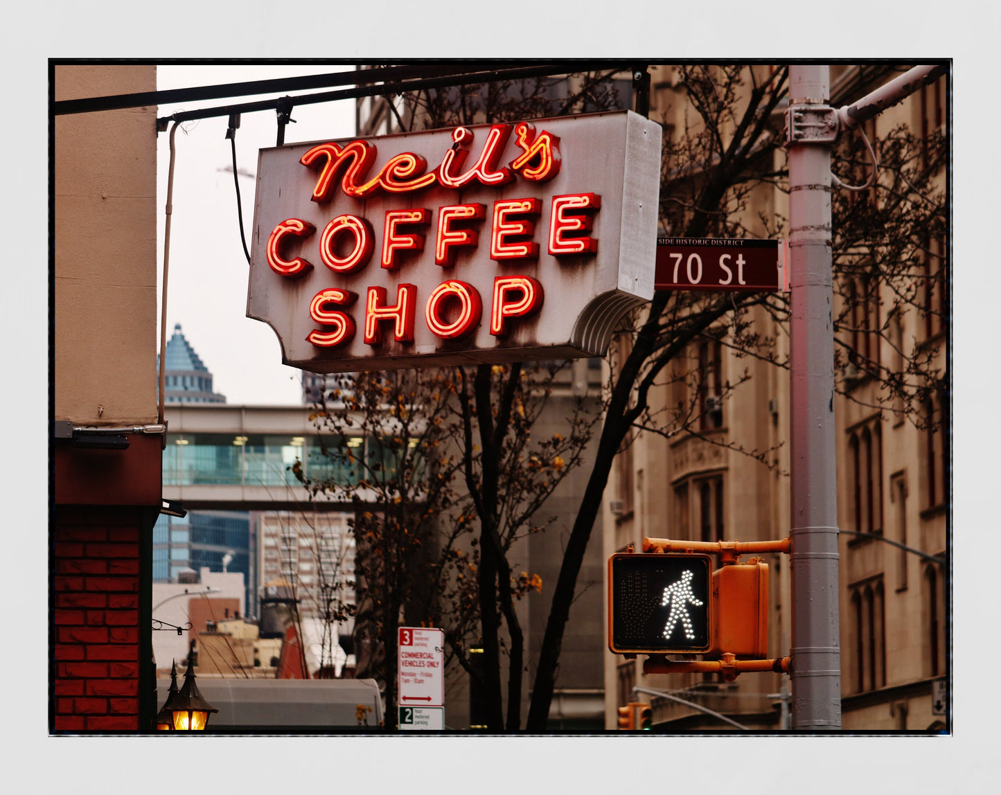 Neil's Coffee Shop New York Photography Upper East Side Print