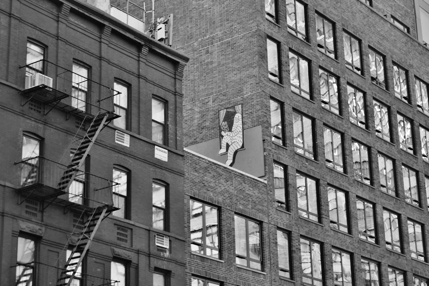 Tribeca New York Black And White Photography Print