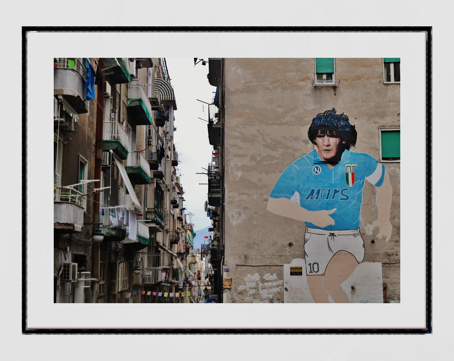 Diego Maradona Poster Napoli Naples Italy Photography Print