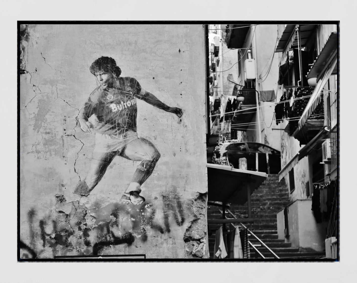 Diego Maradona Napoli Poster Naples Print