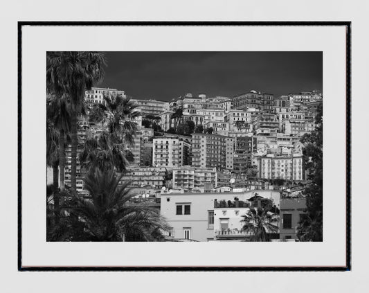 Naples Italy Black And White Wall Art