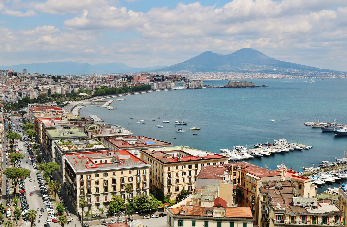 Naples Italy Wall Art Italian Coast Print